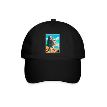 Mont Nemrut Turquie Vintage voyage affiche Souvenir - Casquette classique - noir/noir - Devant