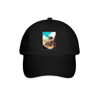 Afyonkarahisar Turquie Giftr Affiche de voyage Vintage - Casquette classique - noir/noir - Devant