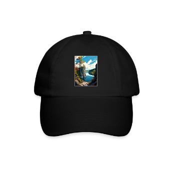 Parc national d’Ojcowski Pologne Affiche de voyage - Casquette classique - noir/noir - Devant