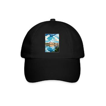 Vaasa Finlande Vintage voyage affiche WPA Souvenir - Casquette classique - noir/noir - Devant