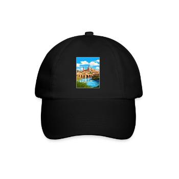 Cordoue Espagne Vintage voyage affiche WPA Souvenir - Casquette classique - noir/noir - Devant