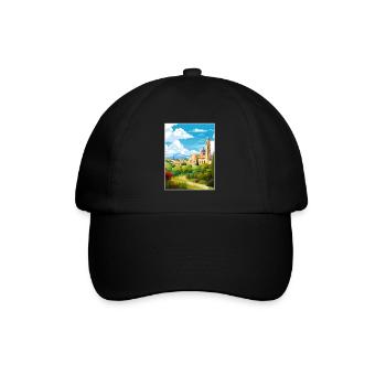Cordoue Espagne Vintage voyage affiche WPA Souvenir - Casquette classique - noir/noir - Devant