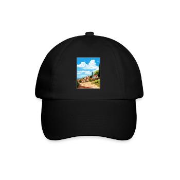 Monsanto Portugal Vintage Voyage Poster Souvenir - Casquette classique - noir/noir - Devant