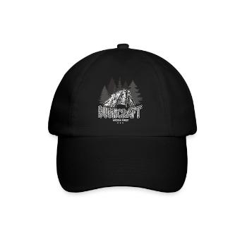 Abri extérieur de survie Bushcraft Adventure - Casquette classique - noir/noir - Devant