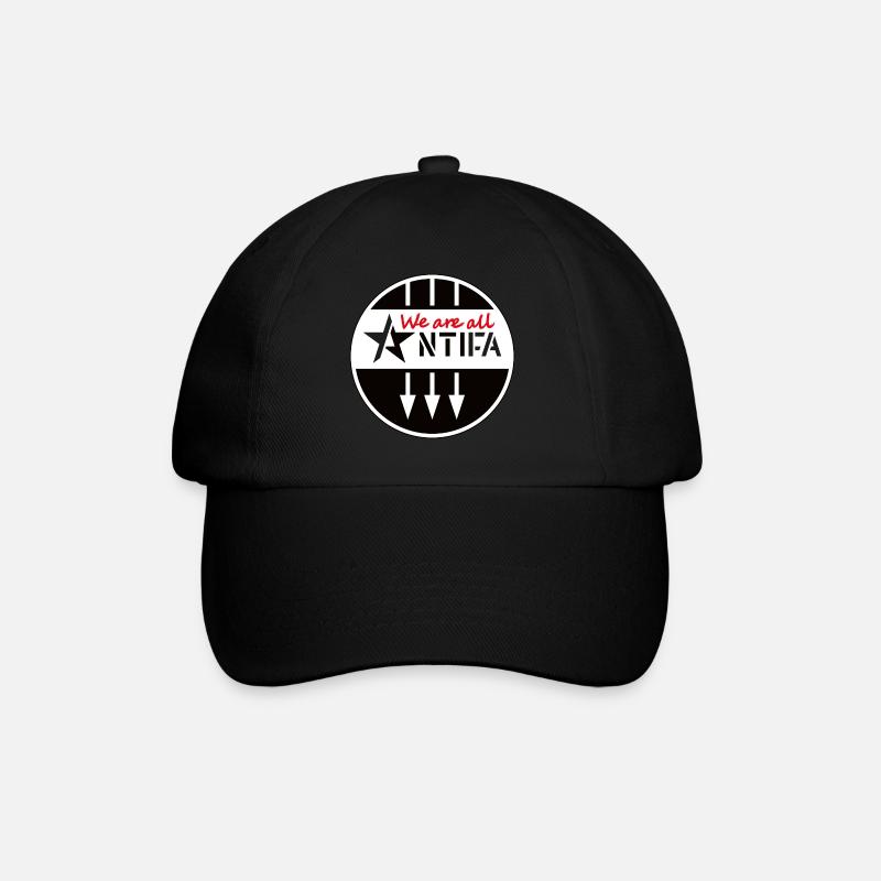 We are all ANTIFA - Baseball Cap - black/black