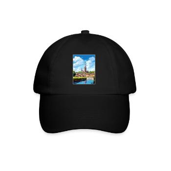 Truro Cornwall Vintage voyage affiche WPA Souvenir - Casquette classique - noir/noir - Devant