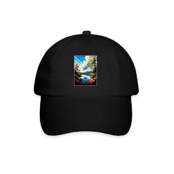 Fool Hollow Lake Arizona Vintage Travel Poster WPA - Casquette classique - noir/noir - Devant