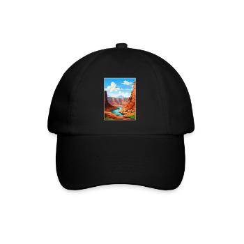 Vernal Utah affiches Vintage voyage affiche Souvenir - Casquette classique - noir/noir - Devant