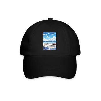 Kotzebue Alaska Vintage voyage affiche WPA Souvenir - Casquette classique - noir/noir - Devant