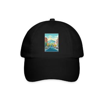 Provo Utah affiches Vintage voyage affiche Souvenir - Casquette classique - noir/noir - Devant