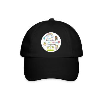 Merci de grandir – un design adapté aux enfants - Casquette classique - noir/noir - Devant