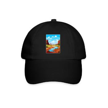 Le Kimberley Australie Vintage voyage affiche WPA - Casquette classique - noir/noir - Devant