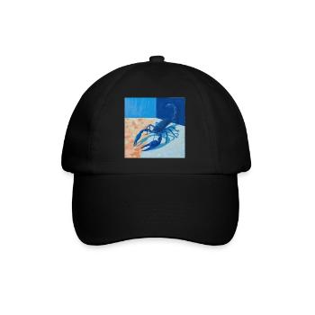 scorpion, bunt, tier, geschenk, geschenkidee - Baseballkappe - Schwarz/Schwarz - Vorne