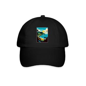 Saint Vincent And The Grenadines Caribbean Travel - Baseball Cap - black/black - Front