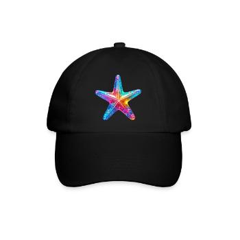 Étoile de mer - Casquette classique - noir/noir - Devant