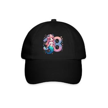 18 ans sirène doux cadeau d’anniversaire - Casquette classique - noir/noir - Devant