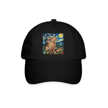 lapin de Pâques, Pâques, lapin, joyeuses Pâques, oeufs de Pâques - Casquette classique - noir/noir - Devant