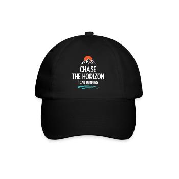 Trail Running - Chase The Horizon - Baseball Cap - black/black - Front