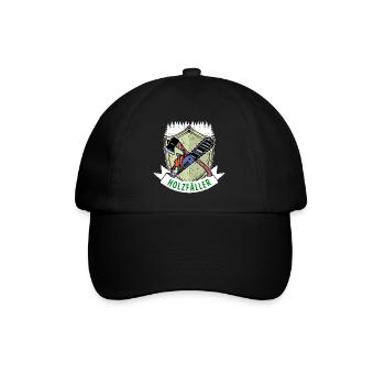 Axe Wood Chainsaw Saying Lumberjack Woodwork - Baseball Cap - black/black - Front