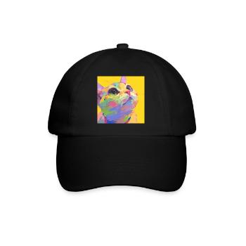 Chat, Motif De Chat - Casquette classique - noir/noir - Devant