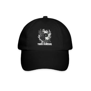 Funeral Black - Baseball Cap - black/black - Front