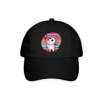 Licorne de tennis - Casquette classique - noir/noir - Devant
