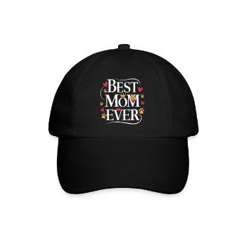 Best Mom Ever Mother's Day Cats - Baseball Cap - black/black - Front