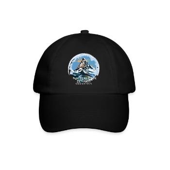 Matterhorn Zermatt Valais Hiking Switzerland Souvenir - Baseball Cap - black/black - Front