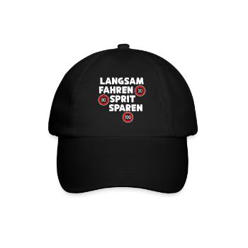 Gas Station Energy Refueling Statement Electricity Drive - Baseball Cap - black/black - Front