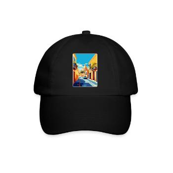 Jerez De La Frontera Spain Vintage Travel Poster - Baseball Cap - black/black - Front
