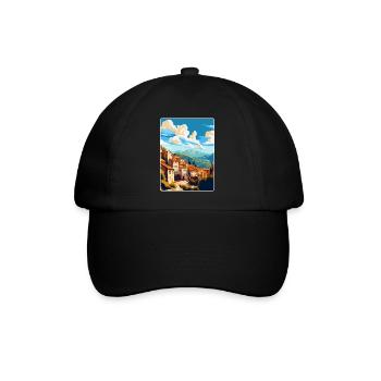 Cuenca Spain Vintage Travel Poster WPA Souvenir - Baseball Cap - black/black - Front