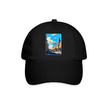 Harrogate Angleterre Royaume-Uni Affiche de voyage vintage WPA Art - Casquette classique - noir/noir - Devant