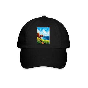 Isle Of Hoy Scotland Uk Vintage Travel Poster WPA - Baseball Cap - black/black - Front