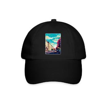 Cheltenham England Uk Travel Poster Souvenir WPA - Baseball Cap - black/black - Front