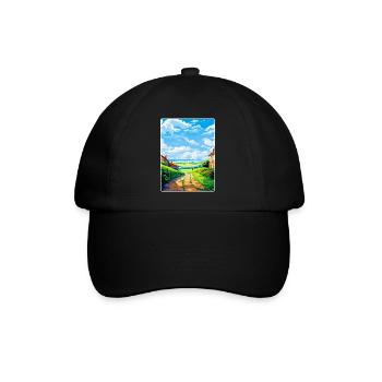 Rye England Uk Vintage Travel Poster Souvenir WPA - Baseball Cap - black/black - Front