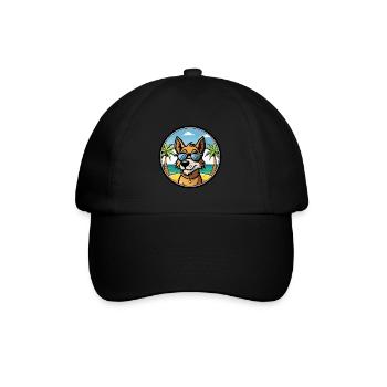 Lunettes de soleil uruguayennes Cimarron Dog Breed Cartoon - Casquette classique - noir/noir - Devant