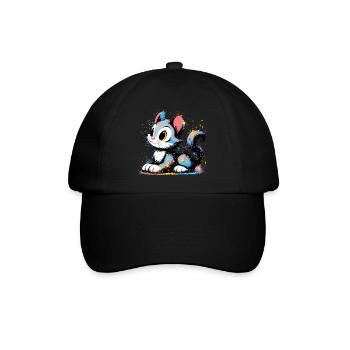 Cat - Baseball Cap - black/black - Front