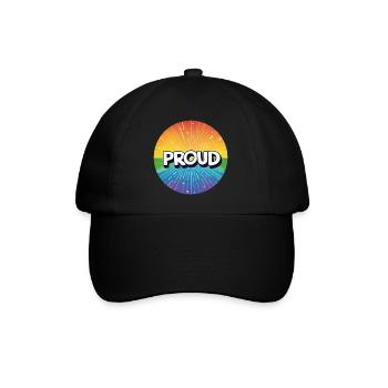 Fierté LGBTQ - Casquette classique - noir/noir - Devant
