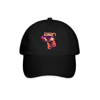 Mangouste, mangouste, lunettes de soleil, été, cadeau - Casquette classique - noir/noir - Devant