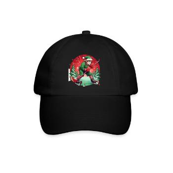 Christmas Elf Ice Hockey - Baseball Cap - black/black - Front