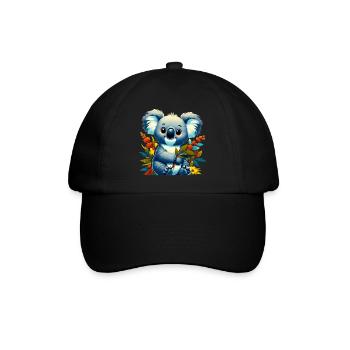 Koala - Baseball Cap - black/black - Front