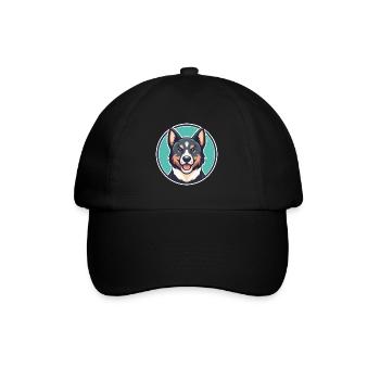 Kai Ken Chien Race Dessin Animé Personnage Kawaii Clipart - Casquette classique - noir/noir - Devant