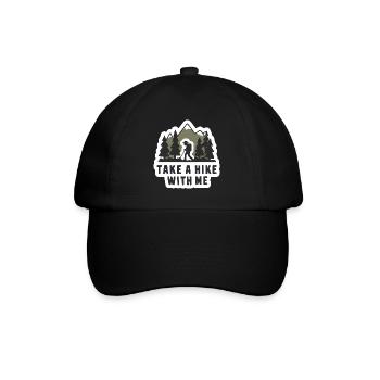 Wandern Wanderer Take A Hike With Me - Baseball Cap - black/black - Front
