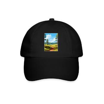 Cannock Chase Aonb Affiche de voyage Souvenir Peinture WP - Casquette classique - noir/noir - Devant