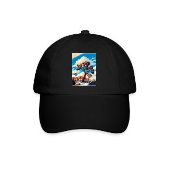 Joshua Tree National Park California Travel Poster - Baseball Cap - black/black - Front