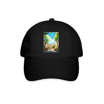 Aix En Provence France Travel Poster Souvenir WPA - Baseball Cap - black/black - Front