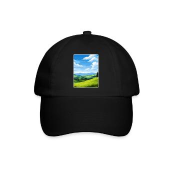 Sauerland Germany Travel Poster Souvenir Paint WPA - Baseball Cap - black/black - Front