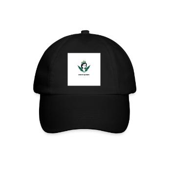 Grün - Baseballkappe - Schwarz/Schwarz - Vorne