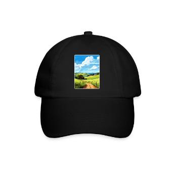 Lerryn Cornwall England Travel Poster Souvenir WPA - Baseball Cap - black/black - Front