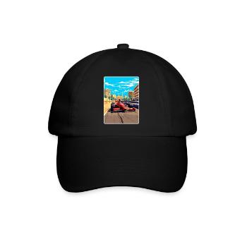Barcelona Circuit Motorsport Race Spain Travel WPA - Baseball Cap - black/black - Front